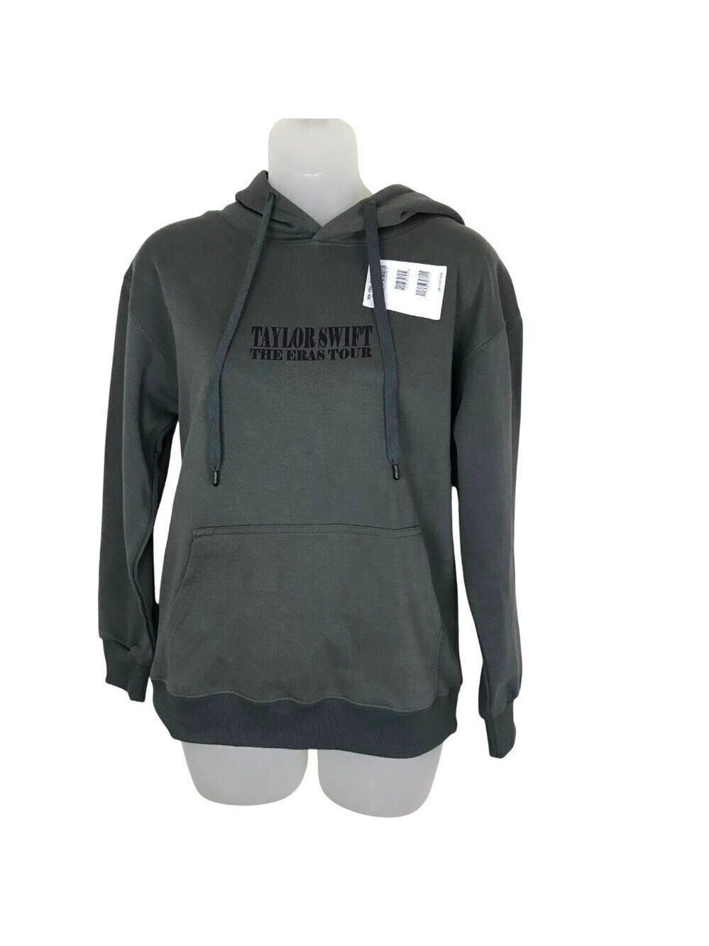 NWT Taylor Swift Eras Tour Charcoal Grey Hoodie Size S